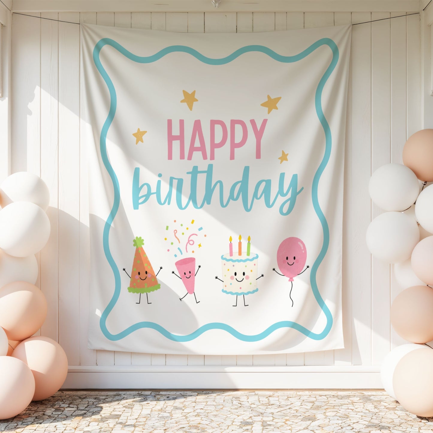 Personalized Happy Birthday Banner