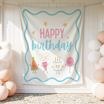 Personalized Happy Birthday Banner
