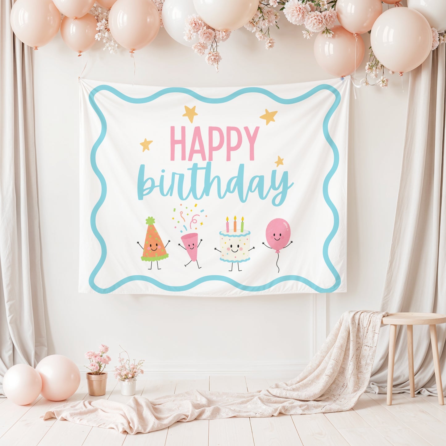 Personalized Happy Birthday Banner
