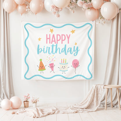 Personalized Happy Birthday Banner