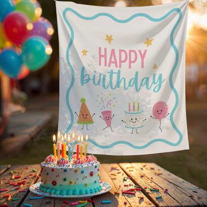 Personalized Happy Birthday Banner