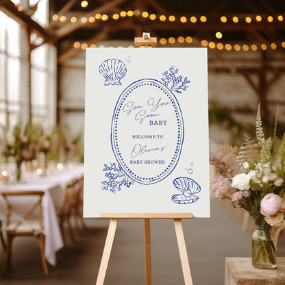 Sea You Soon Welcome Sign