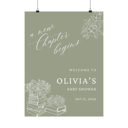 New Chapter Book Welcome Sign