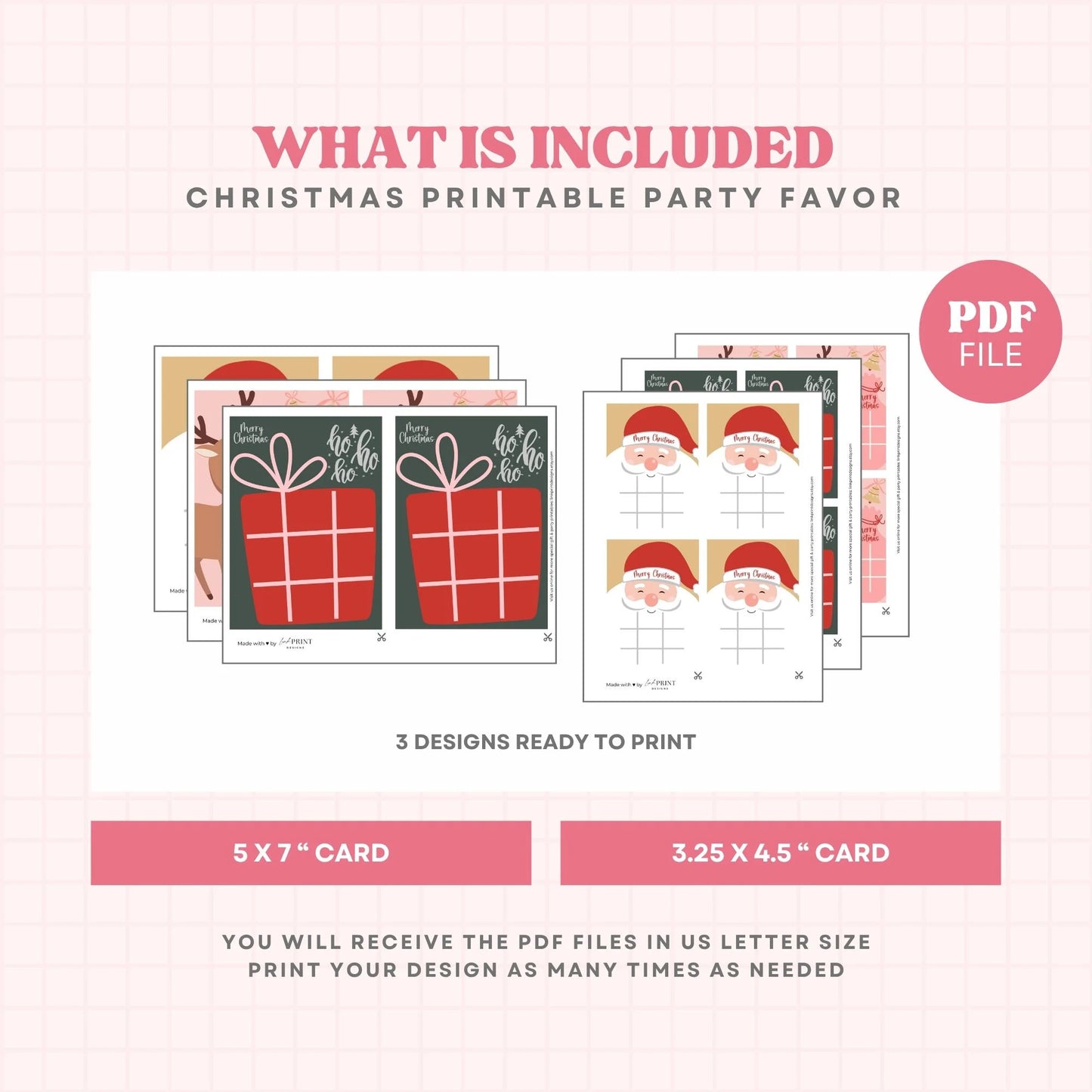 Christmas Tic Tac Toe Printable Game