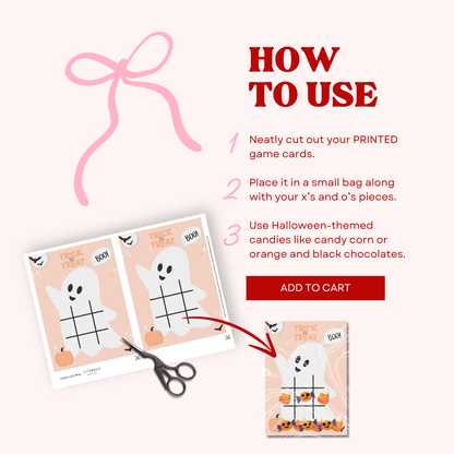 Halloween Tic Tac Toe Printable Game