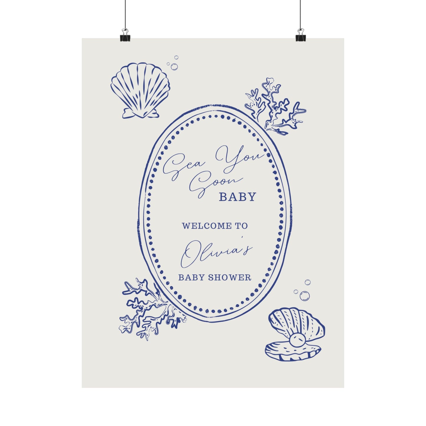 Sea You Soon Welcome Sign